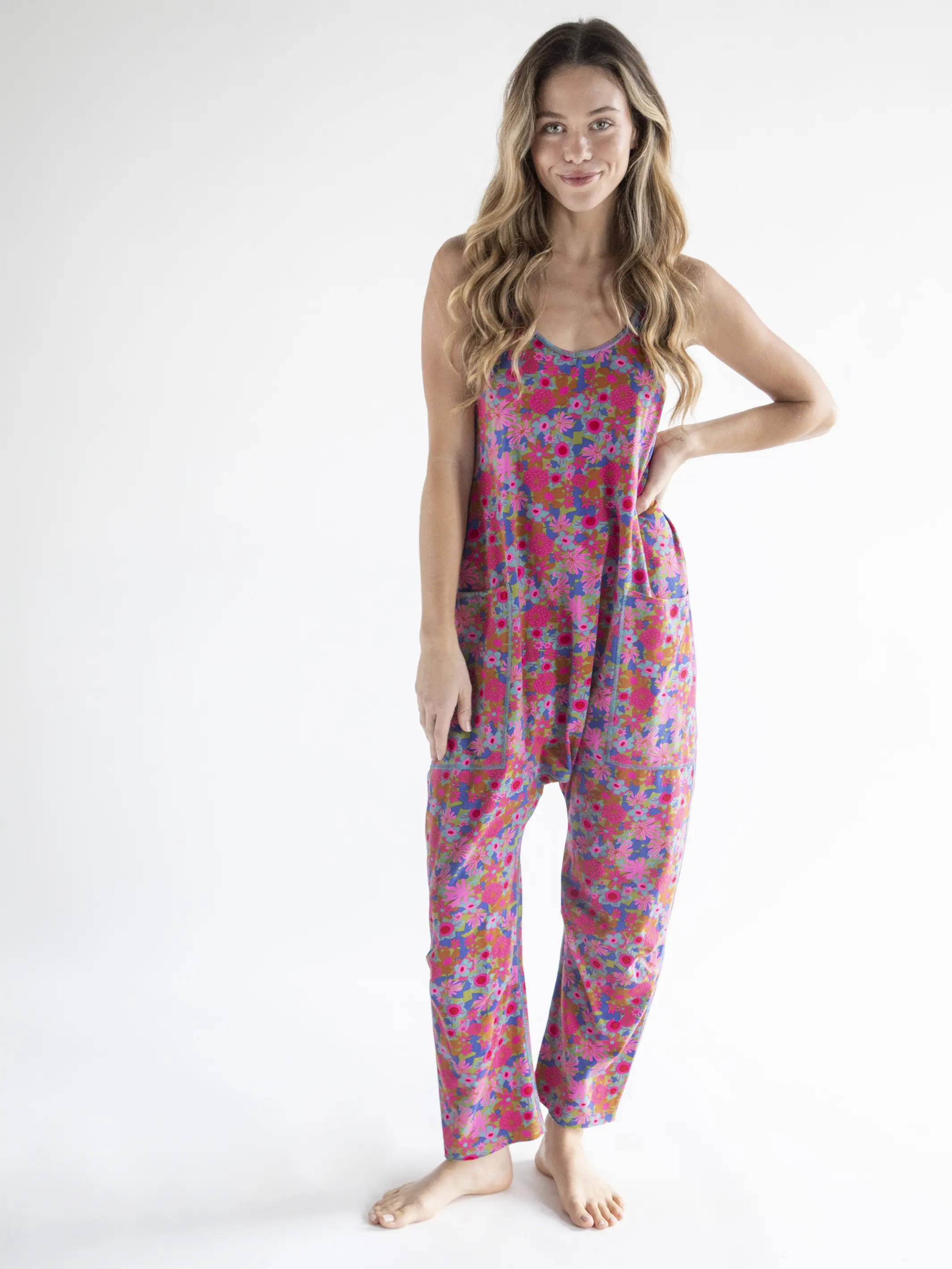 Lucy Jumpsuit - Rust Orchid Pink
