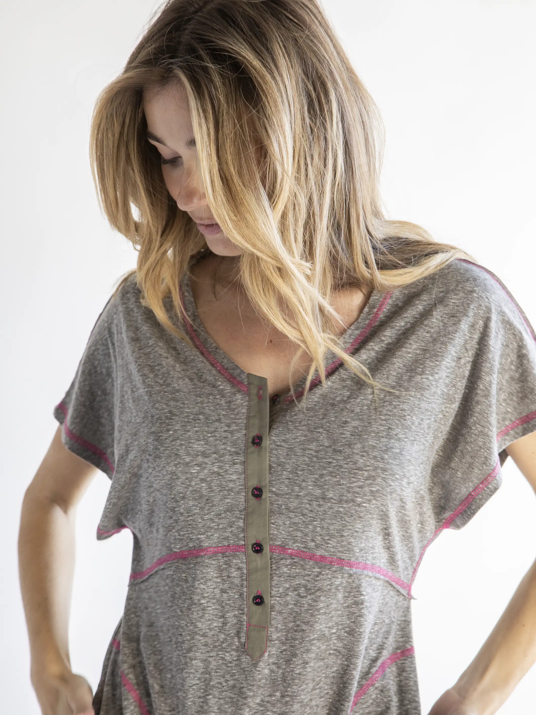 Riley Jumpsuit - Heather Grey