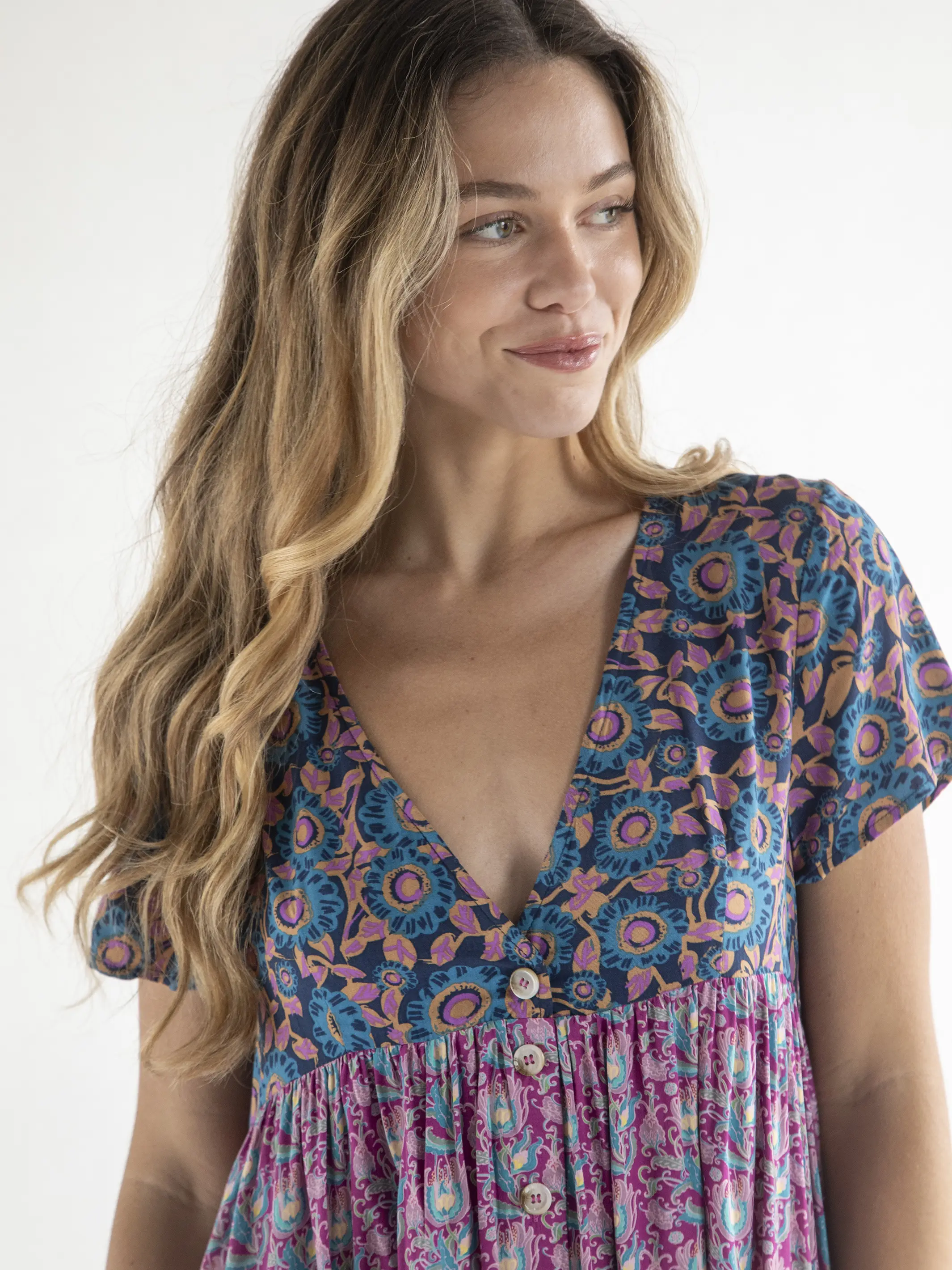 Avery Dress - Multi Floral