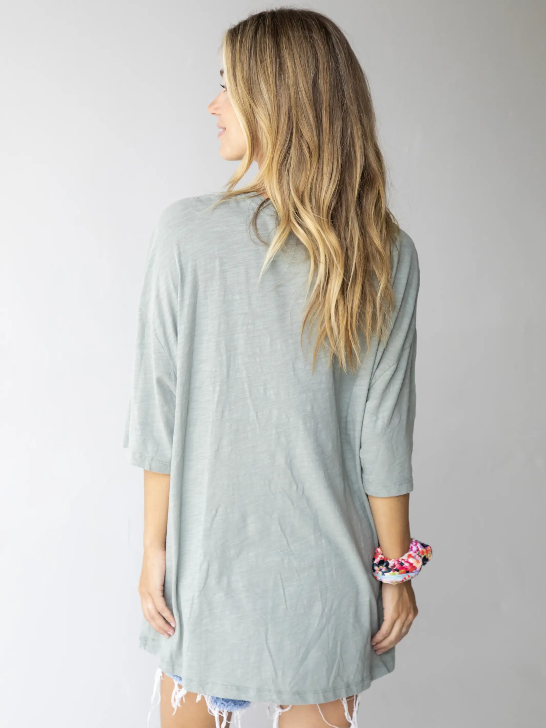 One Size Cotton Easy Tee - Love Bay