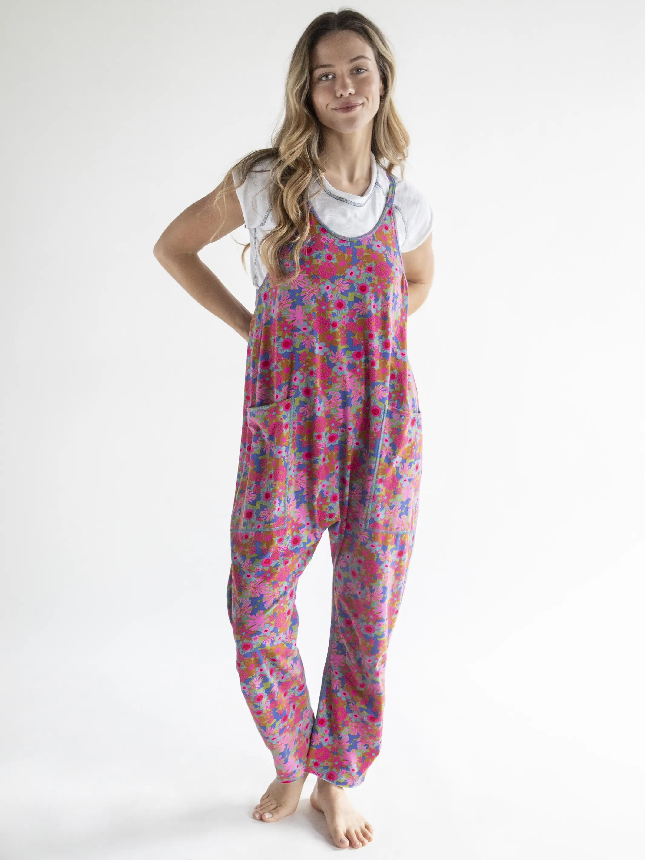 Lucy Jumpsuit - Rust Orchid Pink
