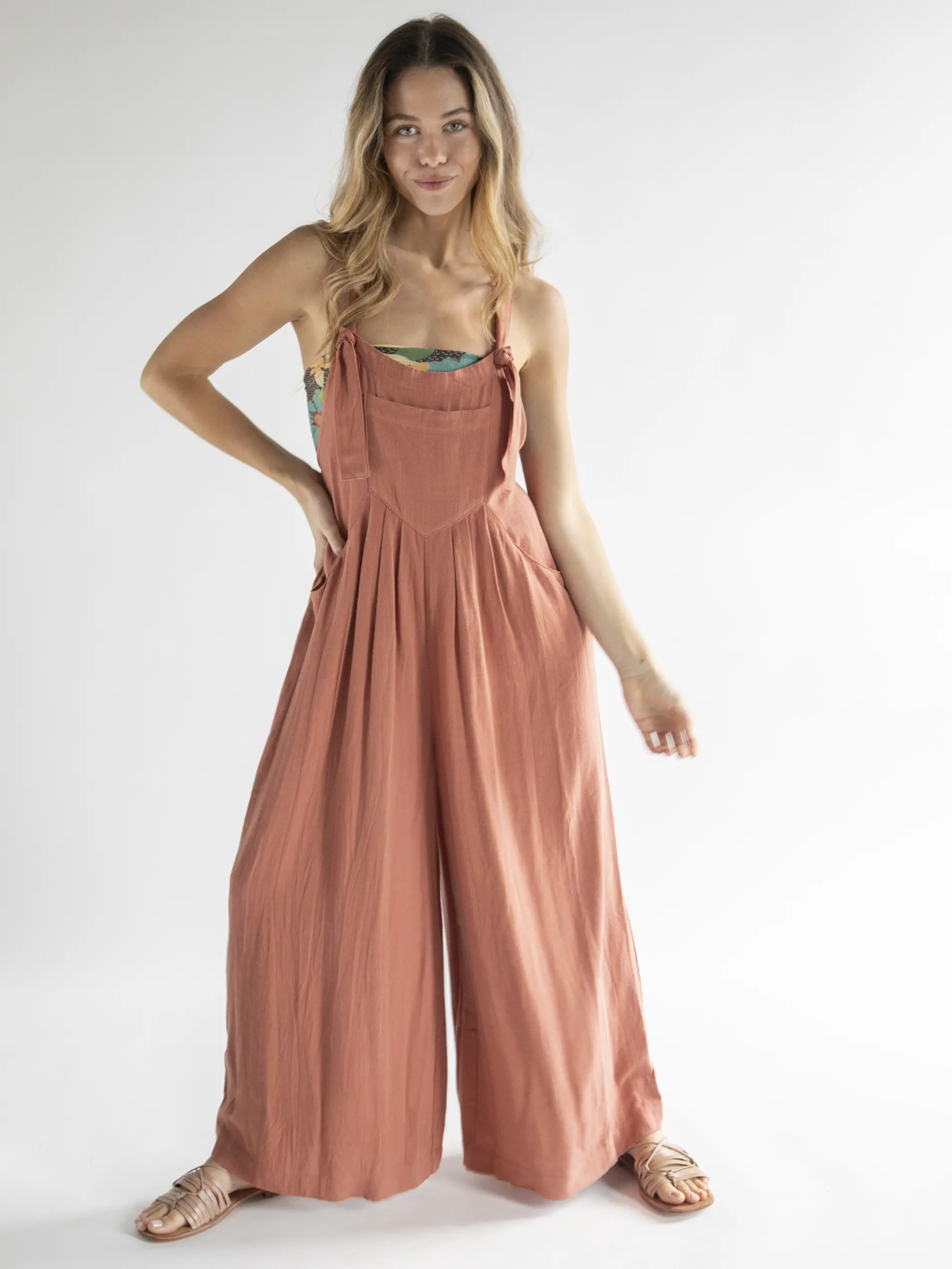 Carrington Jumpsuit - Rust